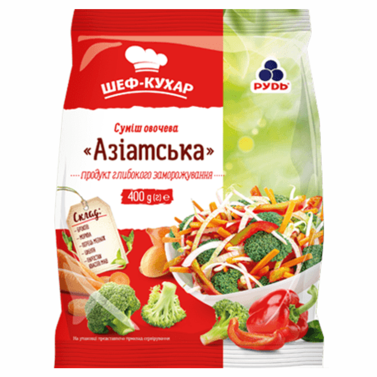 Суміш Рудь 400г Овочева Азіатська