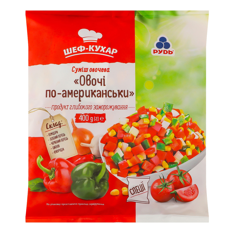Суміш Рудь 400г Овочі по-американськи