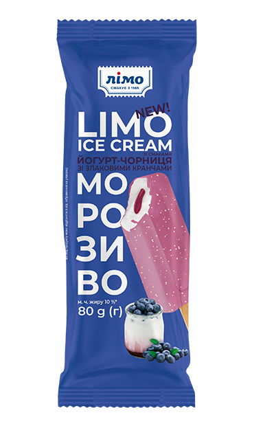 Морозиво Лімо 80г IceCreamЙогуртЧорнЗл