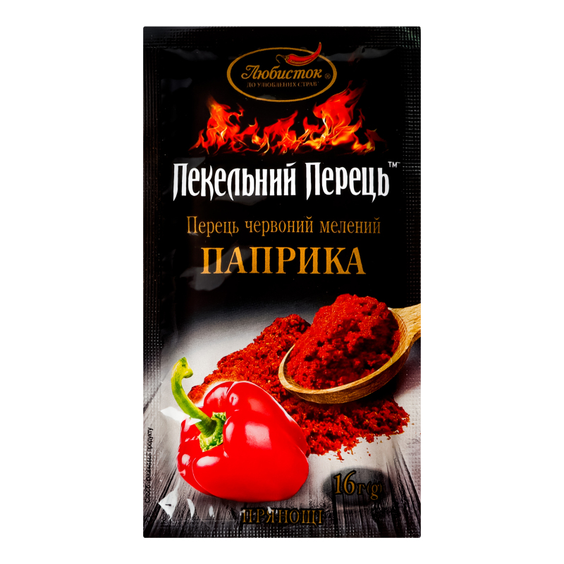 Приправа Любисток 16г Паприка мелена