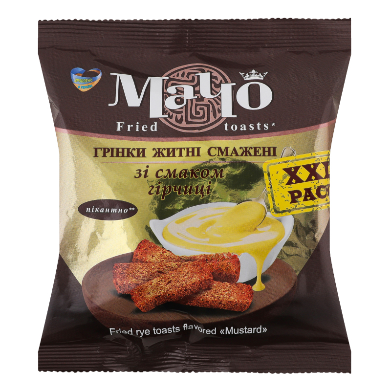 Грінки Мачо 110г Гірчиця