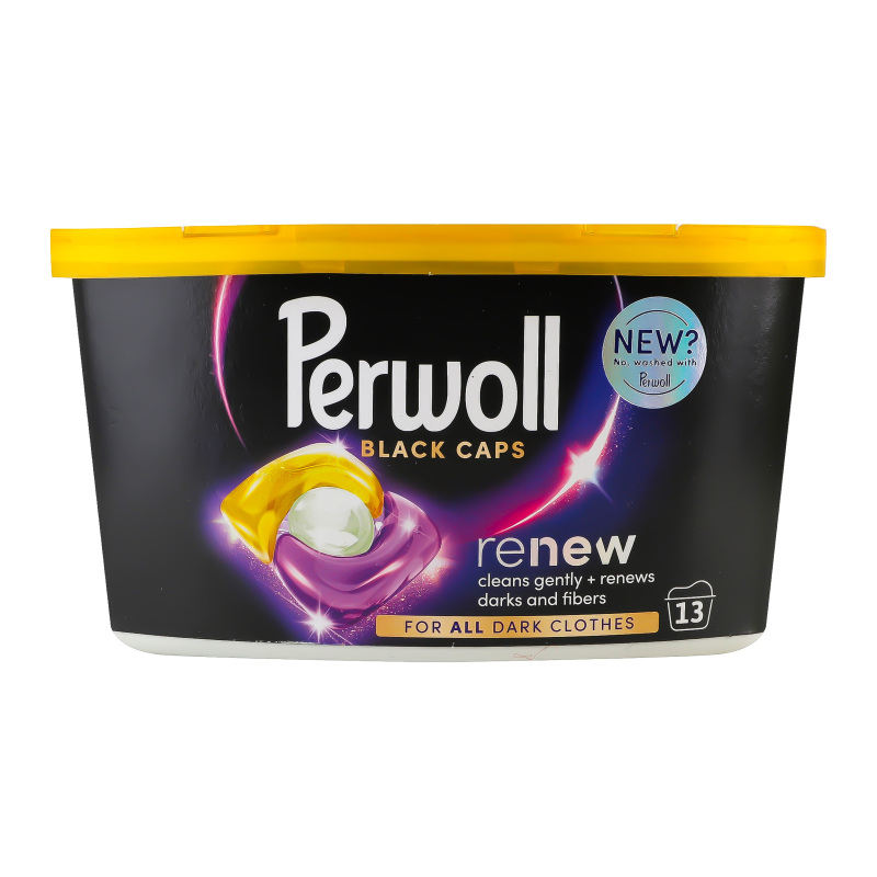 Капсули д/прання Perwoll Темн чорн 13шт