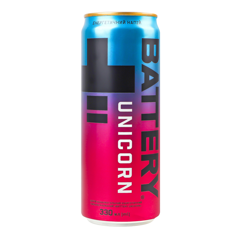Напій енерг Battery 0,33л Unicorn ж/б