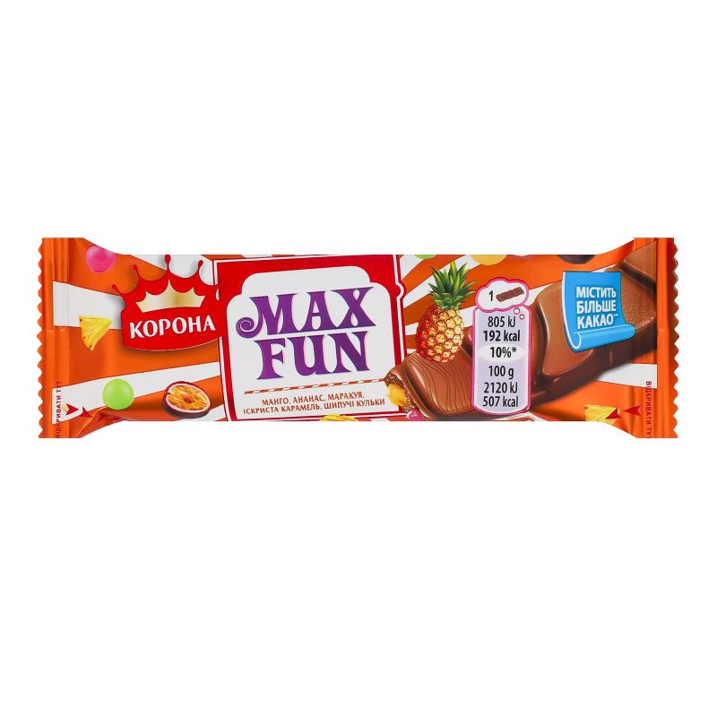 Шоколад Корона 38гMaxFanМангАнанМарак