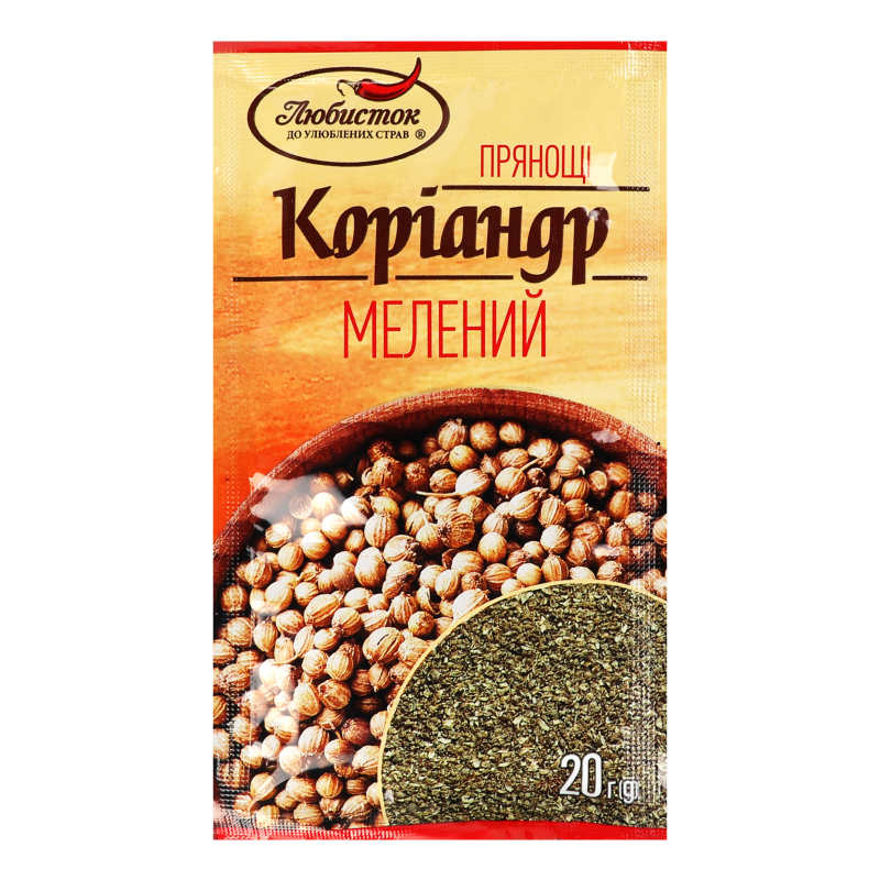 Приправа Любисток 20г Коріандр мелений