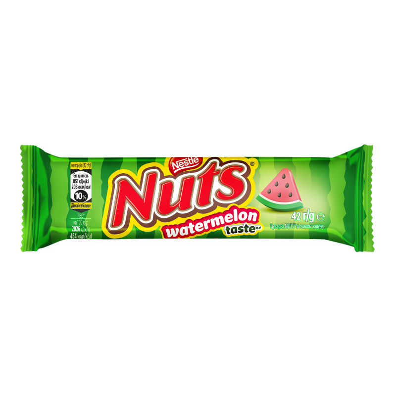 Батончик Nuts 42г Кавун