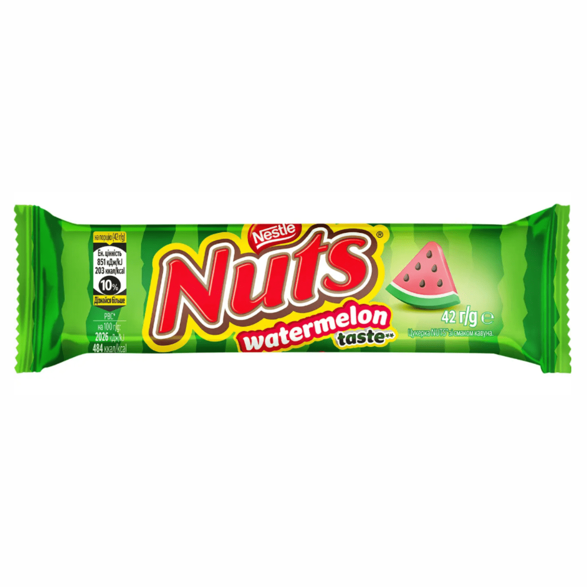 Батончик Nuts 42г Кавун
