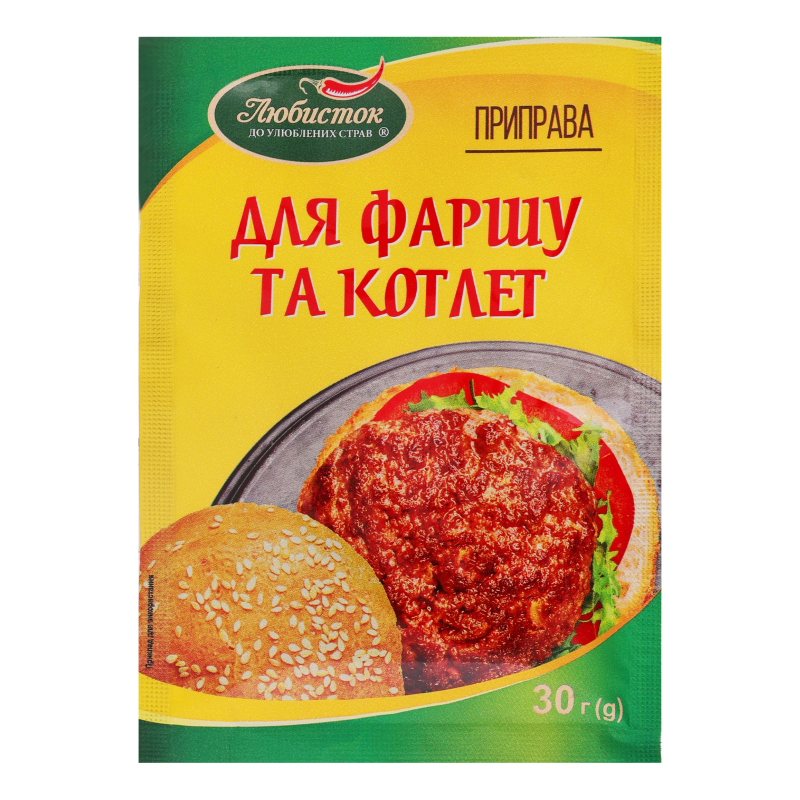 Приправа Любисток 30г До мясного фаршу