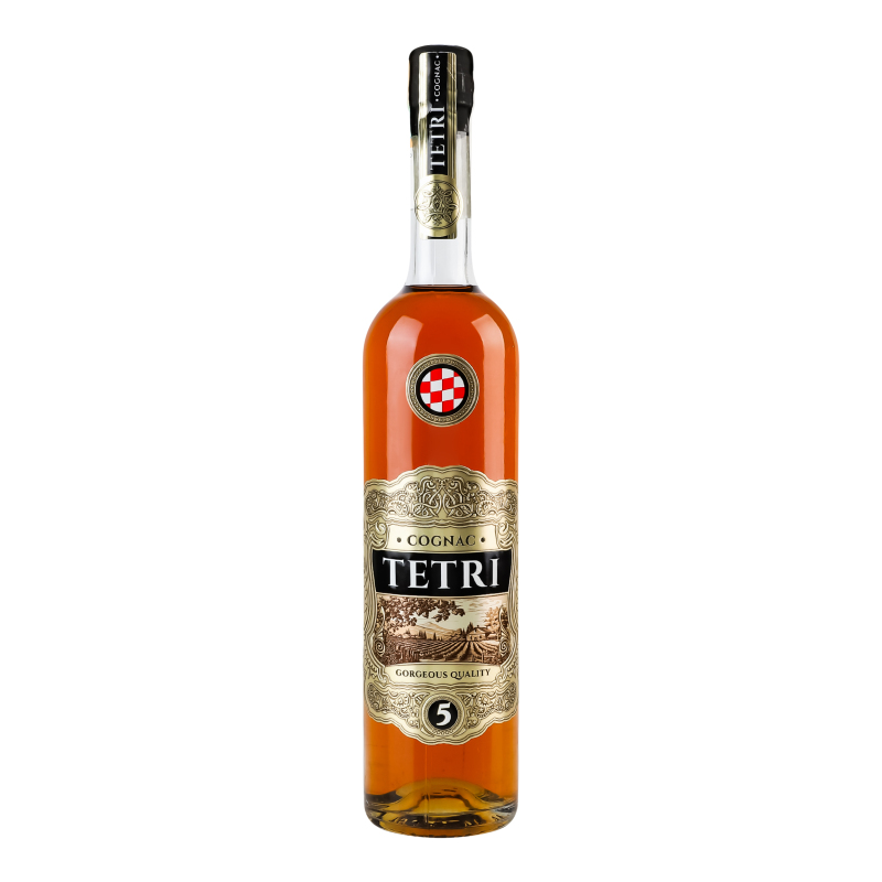 Коньяк Tetri 0,5л 5* 40%