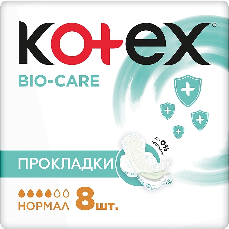 Прокладки Kotex 8шт  Bio Care Normal