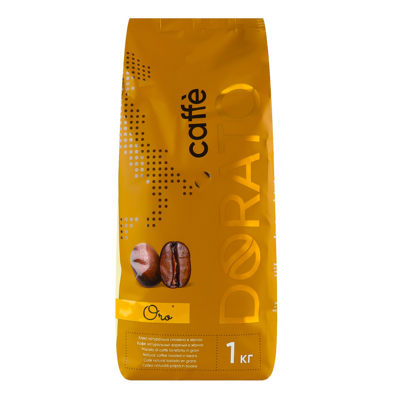 Кава Dorato 1кг Oro зерна