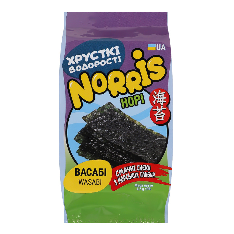 Чипси Norris норі 4г Васабі