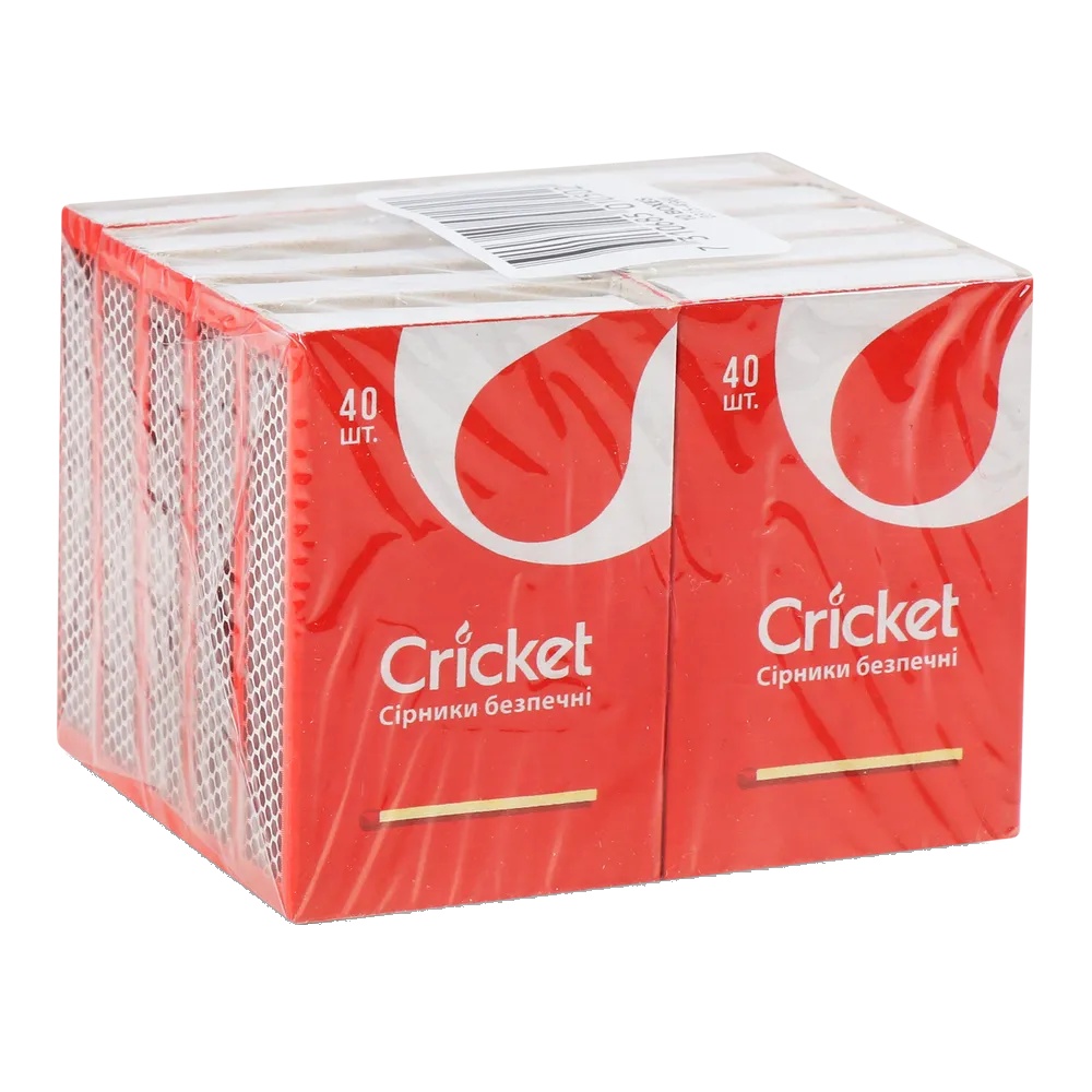 Сірники Cricket 10*40шт