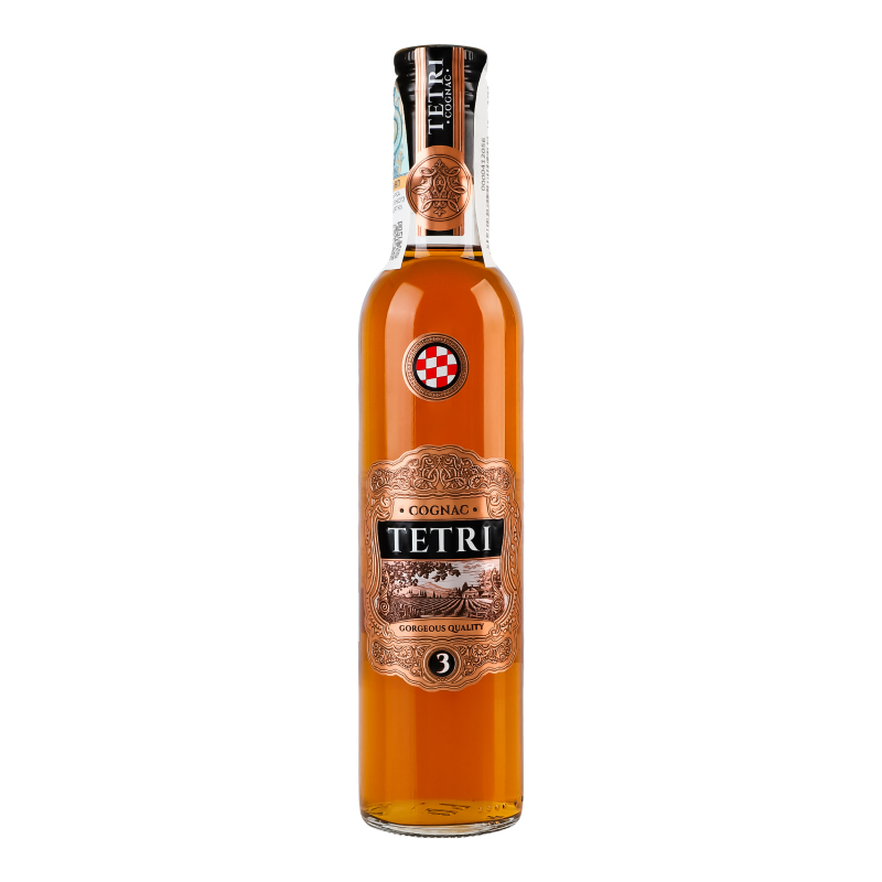 Коньяк Tetri 0,25л 3* 40%
