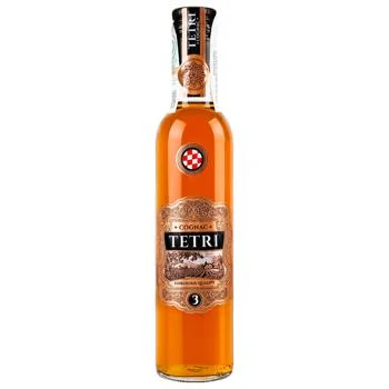 Коньяк Tetri 0,25л 3* 40%