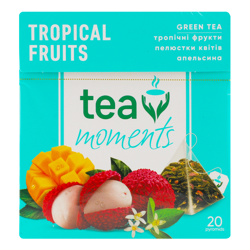 Чай Tea Moments 20*1,7г Тропічні фрукти