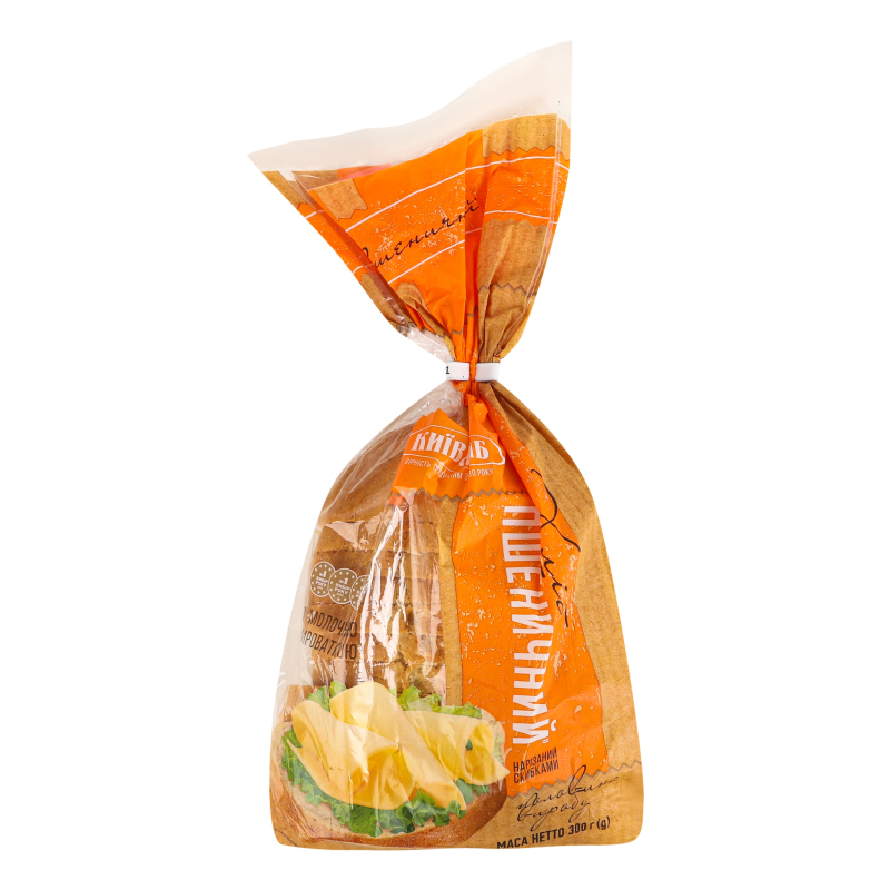 Хліб КиївХліб 300г Пшеничний пол різ уп