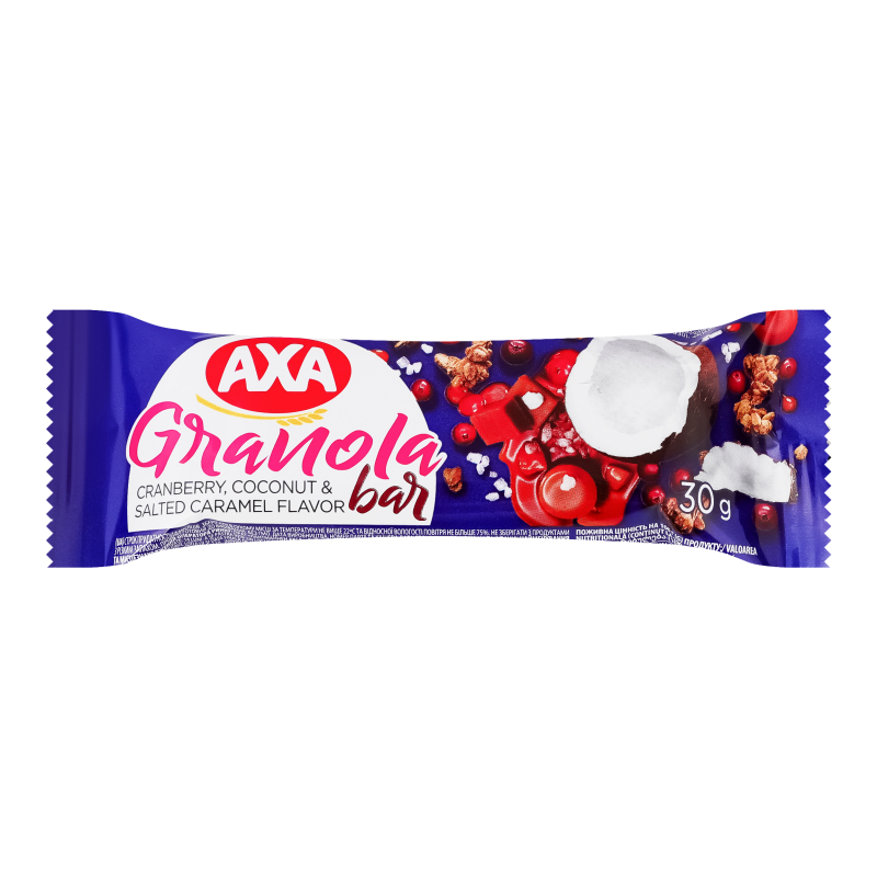 Батончик АХА 30гГранолаЖуравКокосКарам