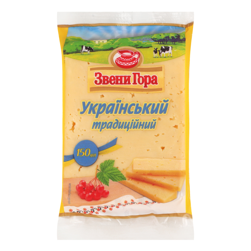 Сир Звени Гора тв 50% 150гУкрТрадицБрус