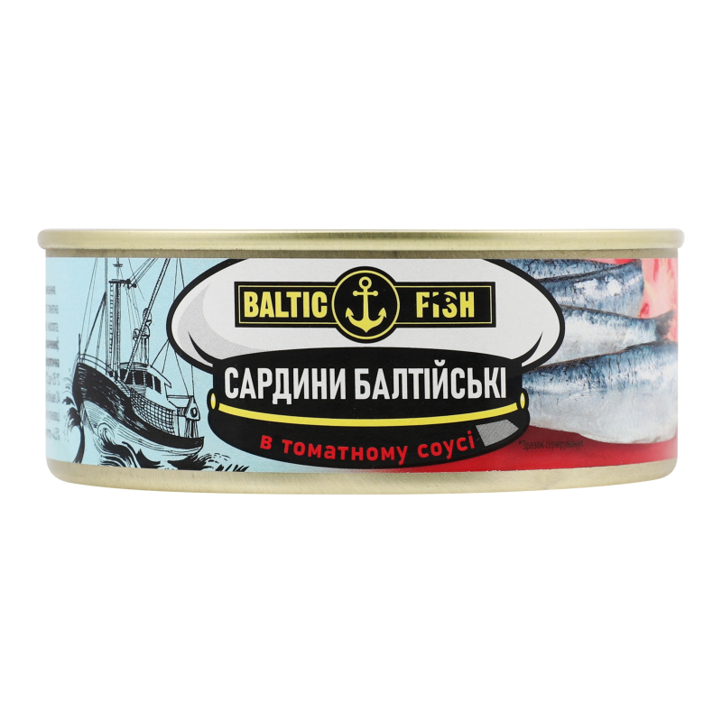 Консерва Baltic Fish 240г Сардина т/с