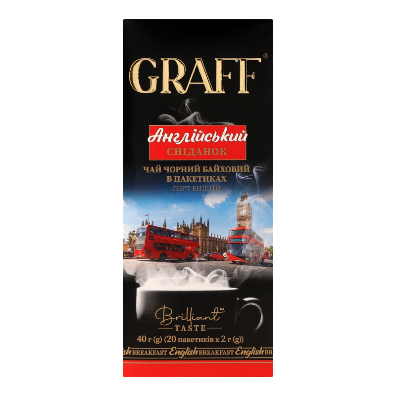 Чай Graff чорн20шт*2г Англійський снідан