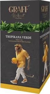 Чай Graff зел 20шт*1,5г Тропічний зелени