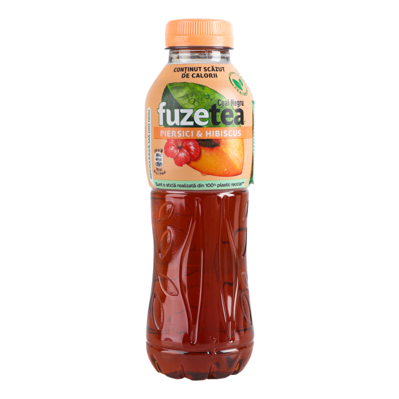 Чай хол Fuzetea0,5л чорн Персик-гібіскус