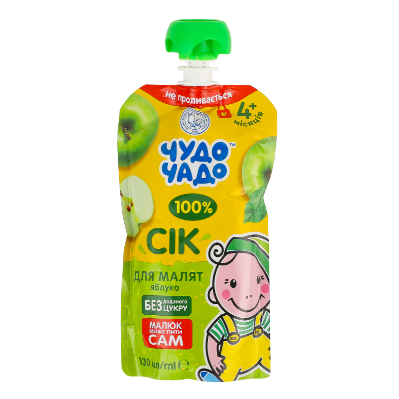 ДХ ЧудоЧадо Сік 130г Яблуко 100%