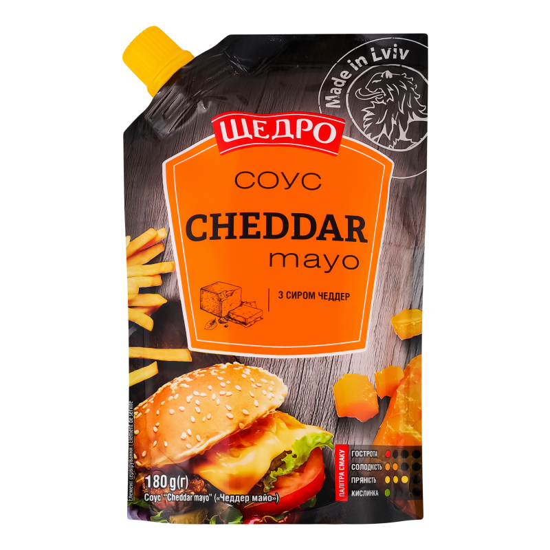 Соус Щедро 180г Чедар
