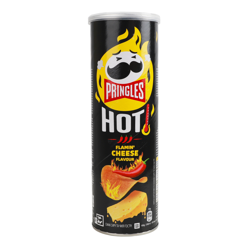 Чипси Pringles 160г Hot Flamin Cheese