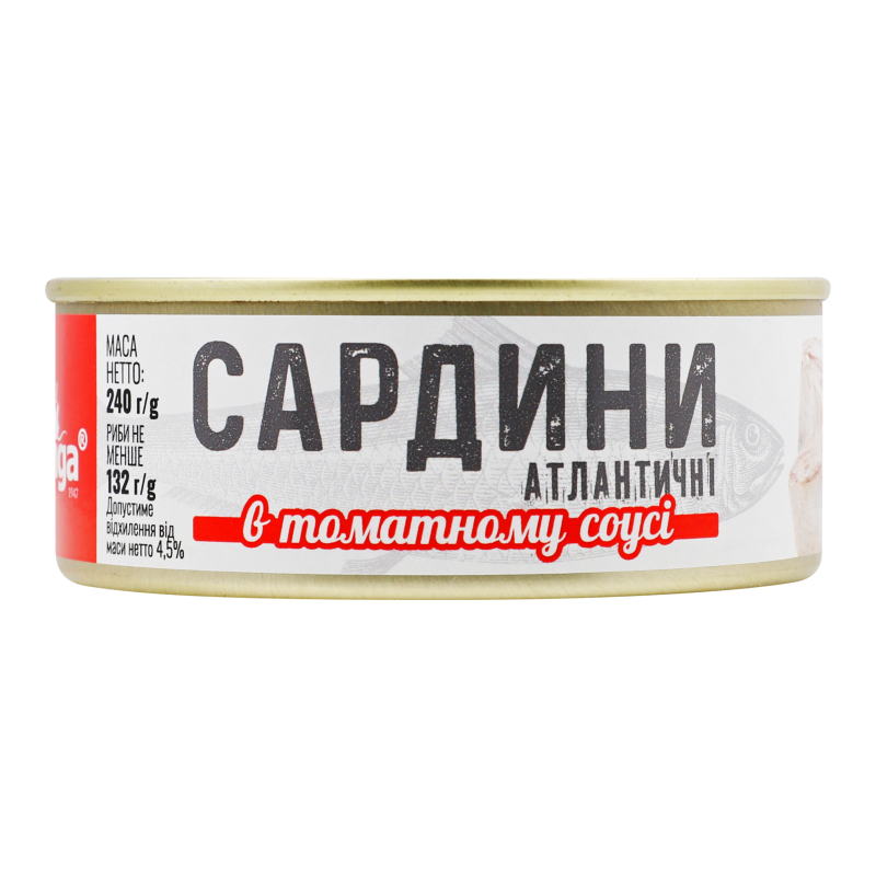 Консерва Banga 240г Сардина в т/с ж/б