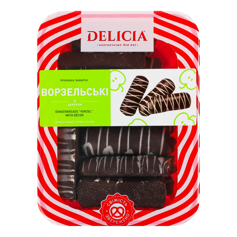 Печиво Деліція 400гВорзельське з декором