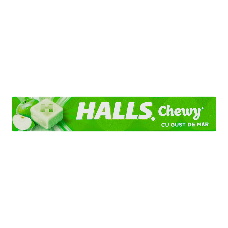 Цукерки жув Halls 47г Яблуко