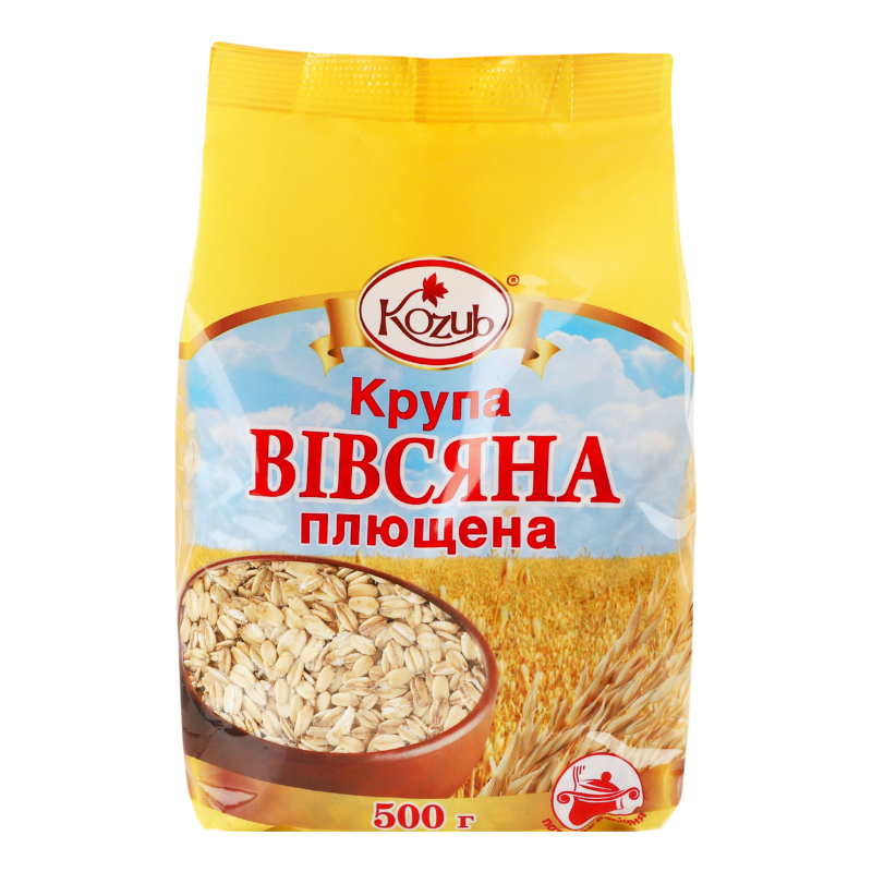 КрупКозубПродукт500гВівсПлющ пакет