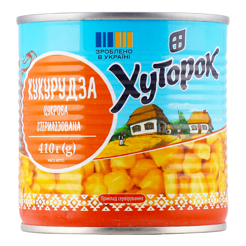З Кукурудза Хуторок 420г з/б