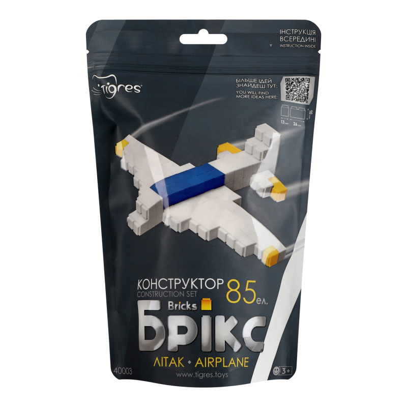 Конструктор Тигрес Брікс Літак 85ел