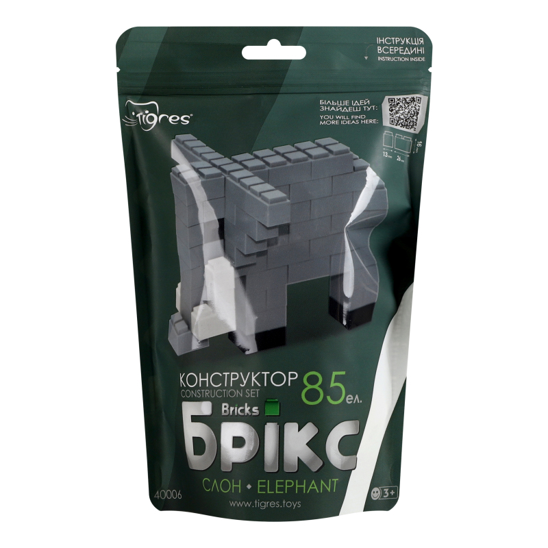Конструктор Тигрес Брікс Слон 85ел