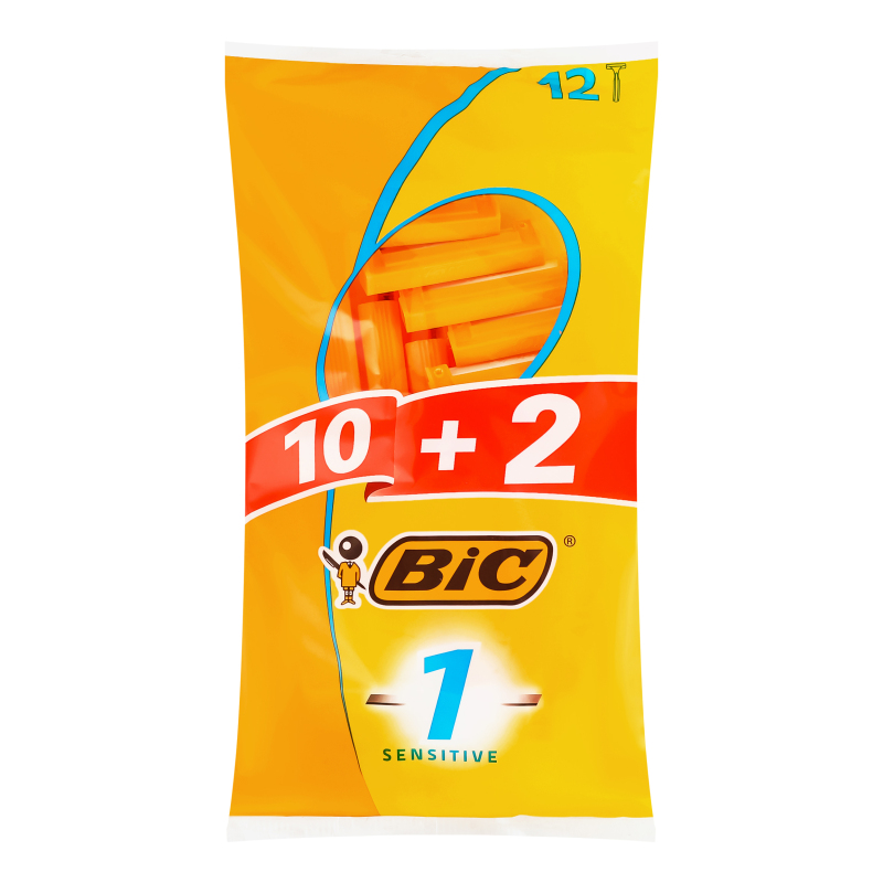 Станок BIC 10+2шт Sensitive 1