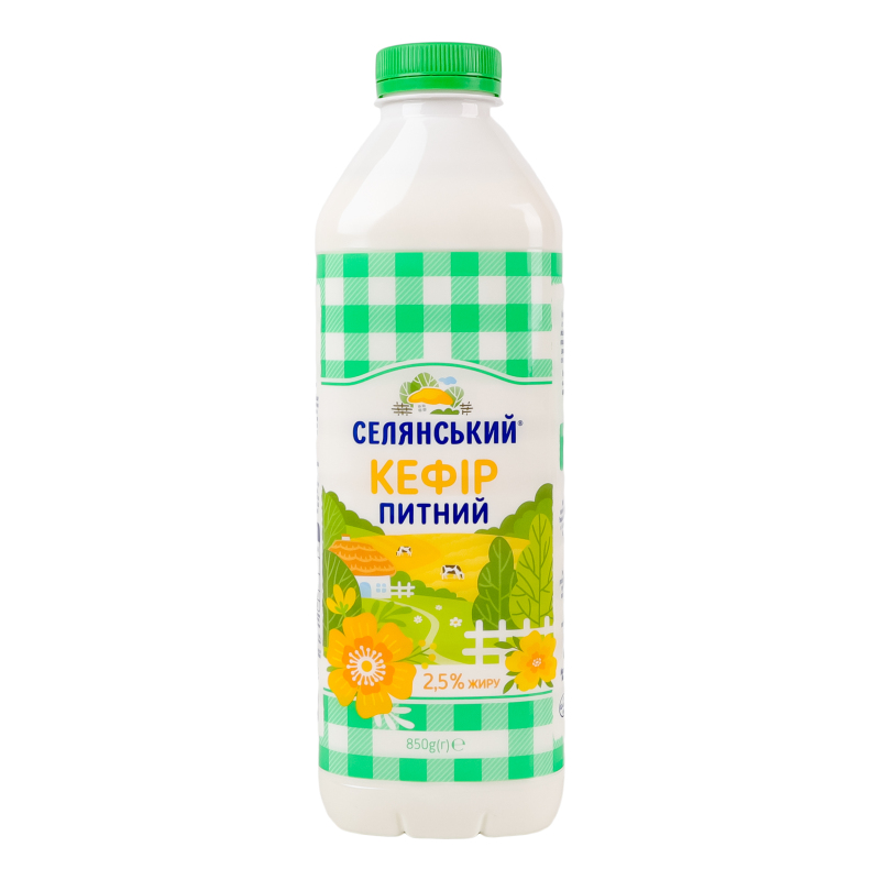 Кефір Селянський 2,5% 850г пет
