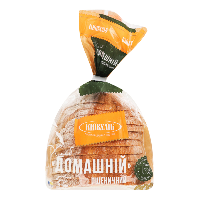 Хліб КиївХліб 350г Домаш пш наріз полов