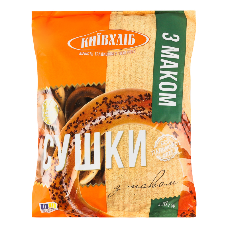 Сушка КиївХліб 420г З маком
