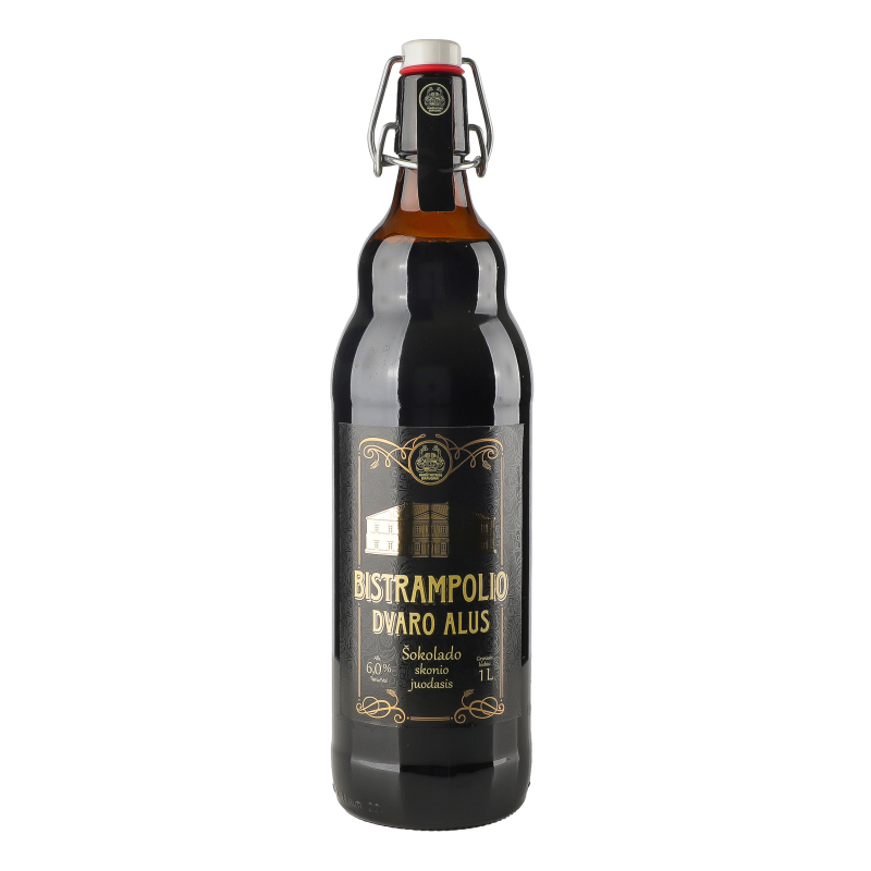 Пиво Bistrampolio 1л Dravo choc black 6%