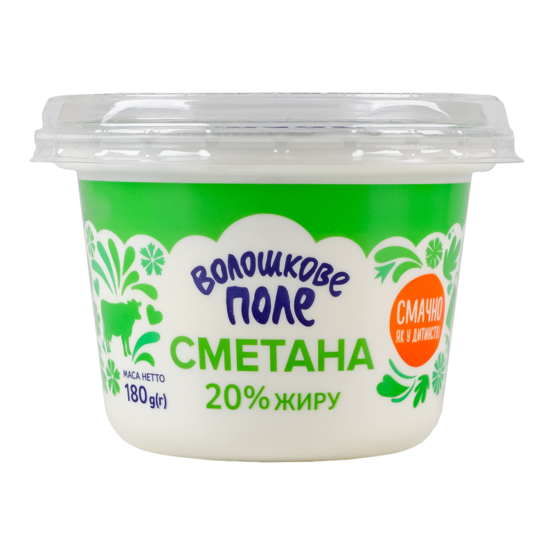Сметана Волошкове Поле 20% 180г ст