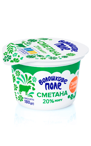 Сметана Волошкове Поле 20% 180г ст