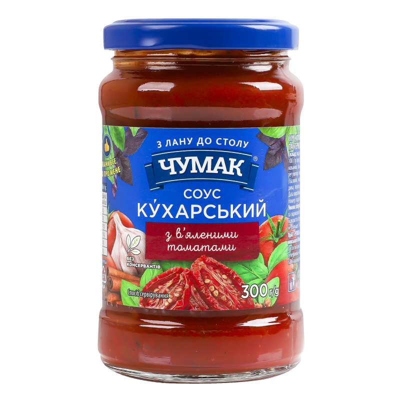 Соус Чумак 300г Кухарський Вял Томат с/б