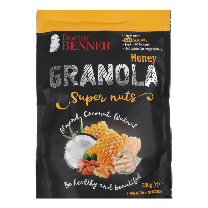 Гранола Dr Benner 300г Горіхова