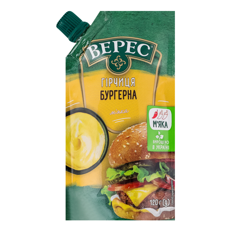 Гірчиця Верес 120г Бургерна д/п