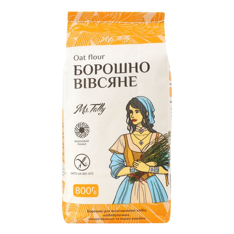 Борошно Ms.Tally 800г Вівсяне