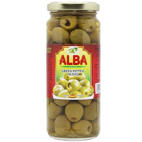 Оливки Alba 358мл 200/260 б/к