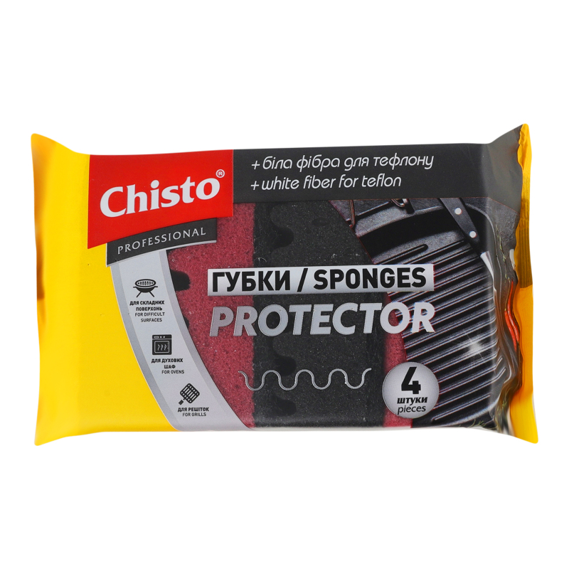 Губка Chisto 4шт Protector